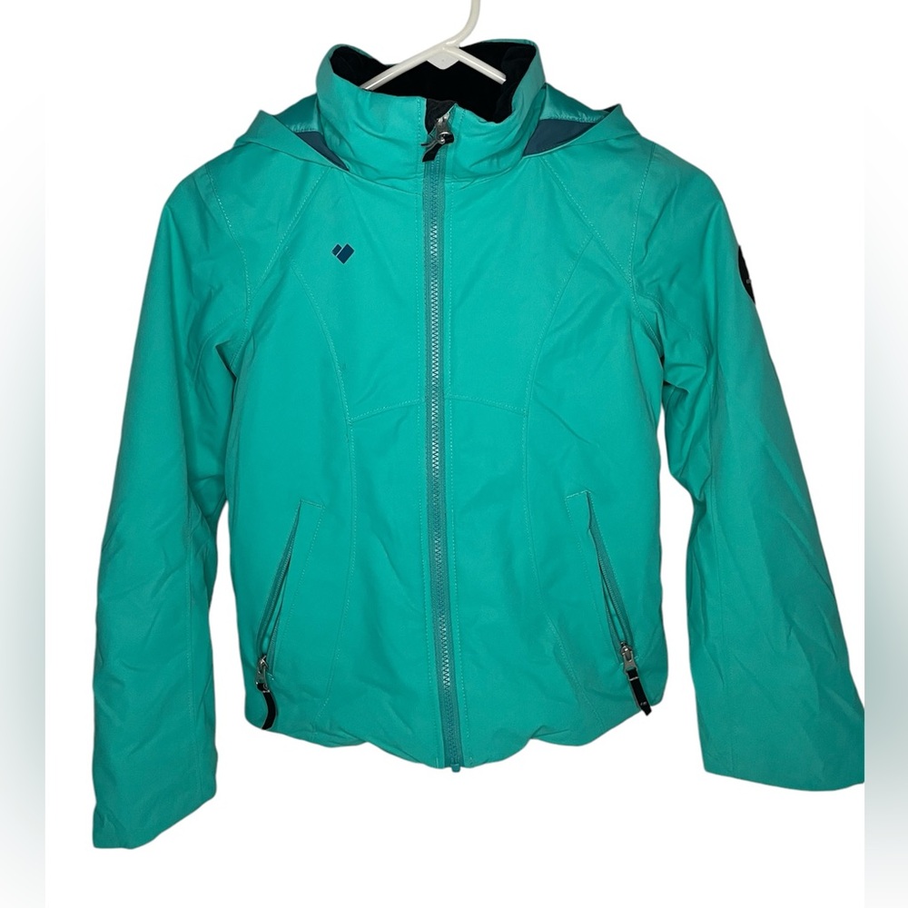Obermeyer Teen Jacket with attached hood and powder skirt-Teen 8